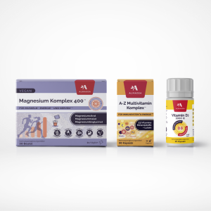 Magnezij Komplex 400 +  Vitamin D – 3000 IE + A-Z Multivitamin Komplex